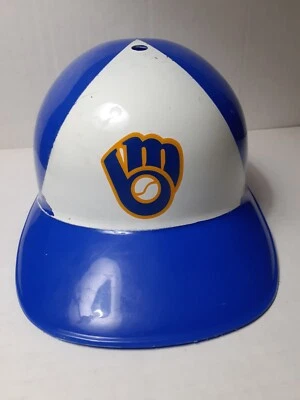 Vintage 1983 MILWAUKEE BREWERS Adult PLASTIC HELMET ~ Stadium SOUVENIR - Image 1 of 4