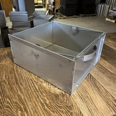 Alaska Coal Stove Ash Pan- Stainless Steel 12.5”x14”x6.5” CS0114 - Image 1 of 4