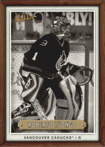 2006-07 Beehive Wood #4 Roberto Luongo - NM-MT