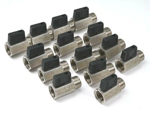 14x BEE Kugelhähne 93501-1/2" Mini-Kugelhahn Messing PN30 CW617N Ventil - Bild 1 von 5
