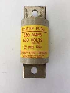 WIRTSCHAFTSSICHERUNG RFS 550 TYP-RF SICHERUNG 550 AMP 600 VOLT FEDERAL PACIFIC ELECTRIC - Bild 1 von 6