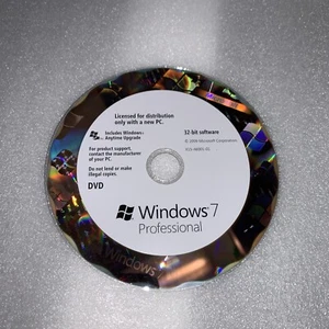 Windows 7 Pro 32-Bit Reinstallation professional DVD (No Key) - Picture 1 of 1