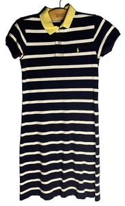 Ralph Lauren Sport - XS - Cotton dress - Short Sleeve dress - Black white Polo - Picture 1 of 5