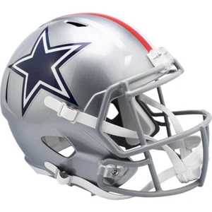Casco de fútbol americano réplica tamaño completo velocidad retro Dallas Cowboys 1976 - Imagen 1 de 4