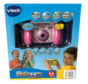 VTech Kidizoom Durable Digital Zoom Camera Movies Built-in Games - Pink - Picture 1 of 2