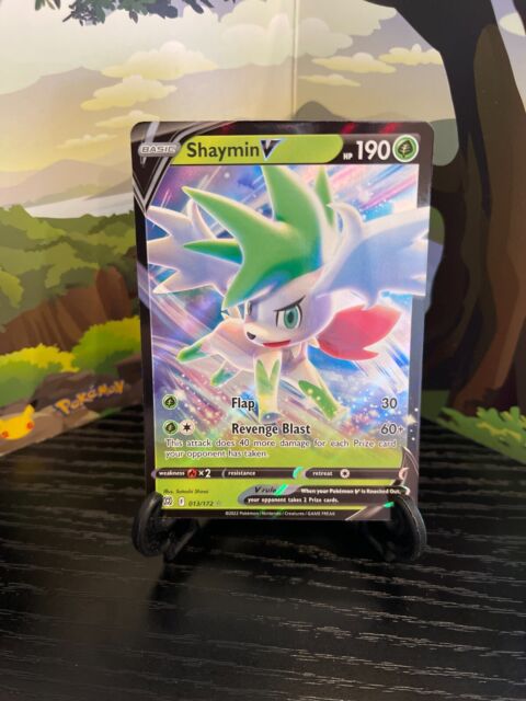 Preços baixos em Jogos de cartas colecionáveis individuais Shaymin Pokémon  TCG ultra raros em inglês