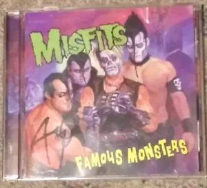 MISFITS - FAMOUS MONSTERS CD (SIGNED BY JERRY ONLY) - Picture 1 of 7