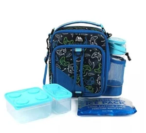 Arctic Zone Pro Expandable Lunch Box - All Night Gamer Blue - Picture 1 of 8