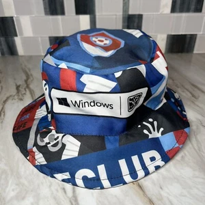MLS Windows Bucket Hat Red Blue Colorado 5280 Scarves Up Unisex Rapids - Picture 1 of 4