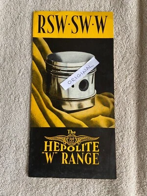 Hepolite Pistons Advertising Leaflet 1950s - Hepworth & Grandage Bradford - Image 1 of 4