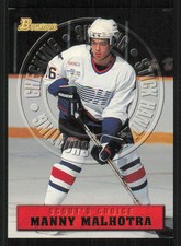 1998 Bowman CHL Scout's Choice #SC2 Manny Malhotra