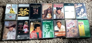 Lot of 14 Used Country Music Cassette Tapes        Free Shipping - Picture 1 of 7
