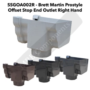 Brett Martin Prostyle - Offset Stop End Outlet R/H - SSGOA002R - Picture 1 of 17