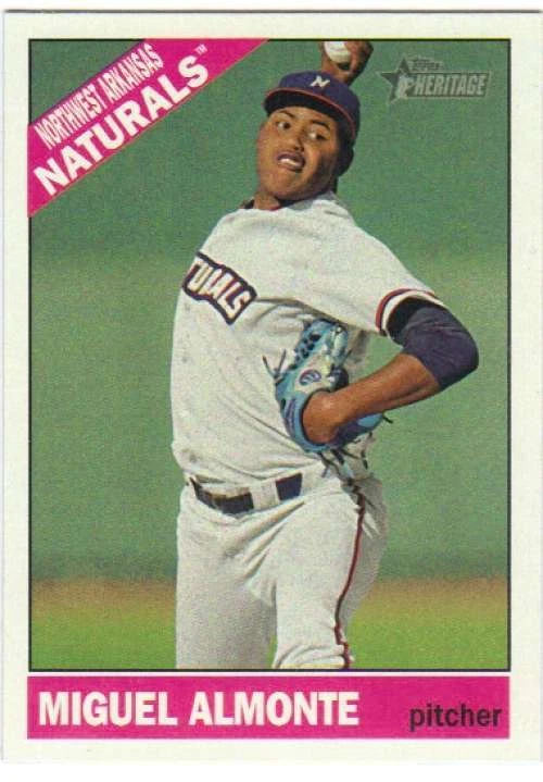 2015 Topps Heritage Minor League #162 Miguel Almonte  Northwest Arkansas Natural - Image 1 of 1