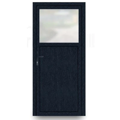 Nebeneingangstür Nebentür Garagentür Eingangstür Kellertür Kunststoff anthrazit - Bild 1 von 4