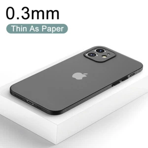 Case For iPhone 16 15 14 13 11 12 Pro MAX Ultra-thin Slim Matte Hard Clear Cover - Picture 1 of 21