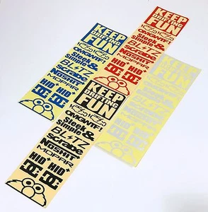 Universal Reflective Decal Racing Stickers Keep Drifting Fun Multi Sizes - Bild 1 von 5
