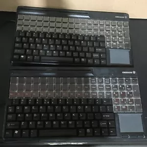 2X Cherry SPOS G86-61401 Multi Programmable 123-Key USB Keyboard w/ Touchpad - Picture 1 of 8