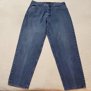 Vtg 90s Paco Jeans Mens 38 (38x31.5) Blue Hi Rise Baggy Wide Tapered Leg - Picture 1 of 11