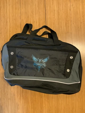 NBA Charlotte Hornets Edition Duffle Bag Black Lightweight Cover