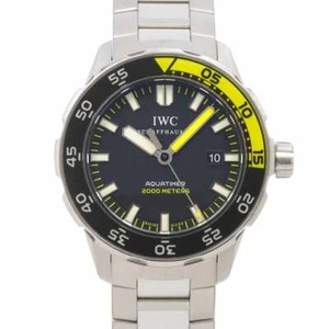 IWC Aqua Timer 2000 IW356801 Automatic Black Dial Mens Watch 90284037 - Picture 1 of 7