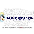 OLYMPIC AIRWAYS Fluggesellschaft Griechenland 200mm Aufkleber, Vinyl Sticker