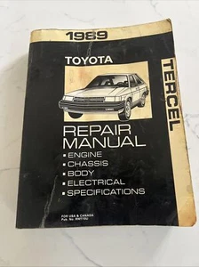 1989 TOYOTA TERCEL Service Repair Shop Workshop Manual OEM Set EWD-053U & RM110U - Picture 1 of 8