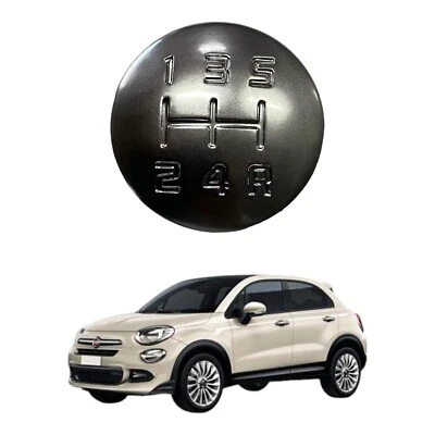 LENTE CROMATA del Pomello Leva del Cambio per FIAT 500X 5 Marce (SOLO CALOTTA) - Immagine 1 di 4