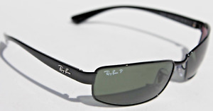 RAY-BAN RB3364 POLARIZED Sunglasses Black/Gray Green 002/58 62-17-130 NEW NO BOX