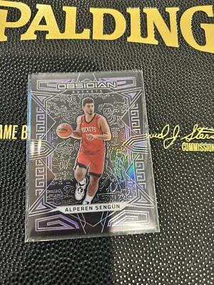 2022-23 Panini Obsidian ALPEREN SENGUN Purple Electric Etch /99 Rockets #33 - Image 1 of 3