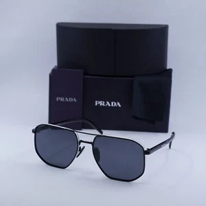 Prada PR59YS 1AB5Z1 Sonnenbrille schwarz/polar dunkelgrau 57-18-145 neu authentisch - Bild 1 von 6