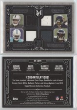 2015 Museum Collection Combo Quad Relics /99 Amari Cooper Kevin White Rookie RC