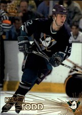 1997-98 Pacific Anaheim Ducks Hockey Card #182 Kevin Todd