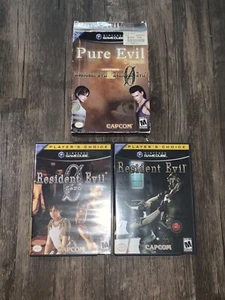 Nintendo Gamecube Resident Evil Zero 0 Pure Evil 2-Pack Players Choice - Picture 1 of 5