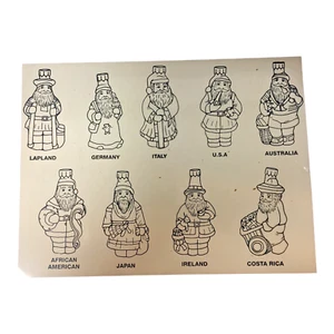 Thomas Pacconi Classics 2002 Santa Around The World Transparency Acetate ONLY #1 - Picture 1 of 4