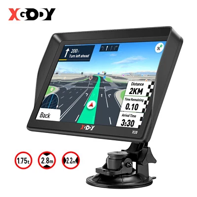 XGODY 9'' Zoll GPS Navigationsgerät LKW PKW Navi Navigation DE EU Karten 16GB - Bild 1 von 4