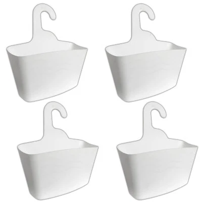 4er Set Duschkorb mit Haken Duschablage Bad Dusche Aufbewahrungskorb Badkorb - Bild 1 von 4