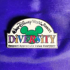 Disney WDW Resort DIVERSITY Pin (Respect Appreciate Value Everyone) 10117  - Picture 1 of 4