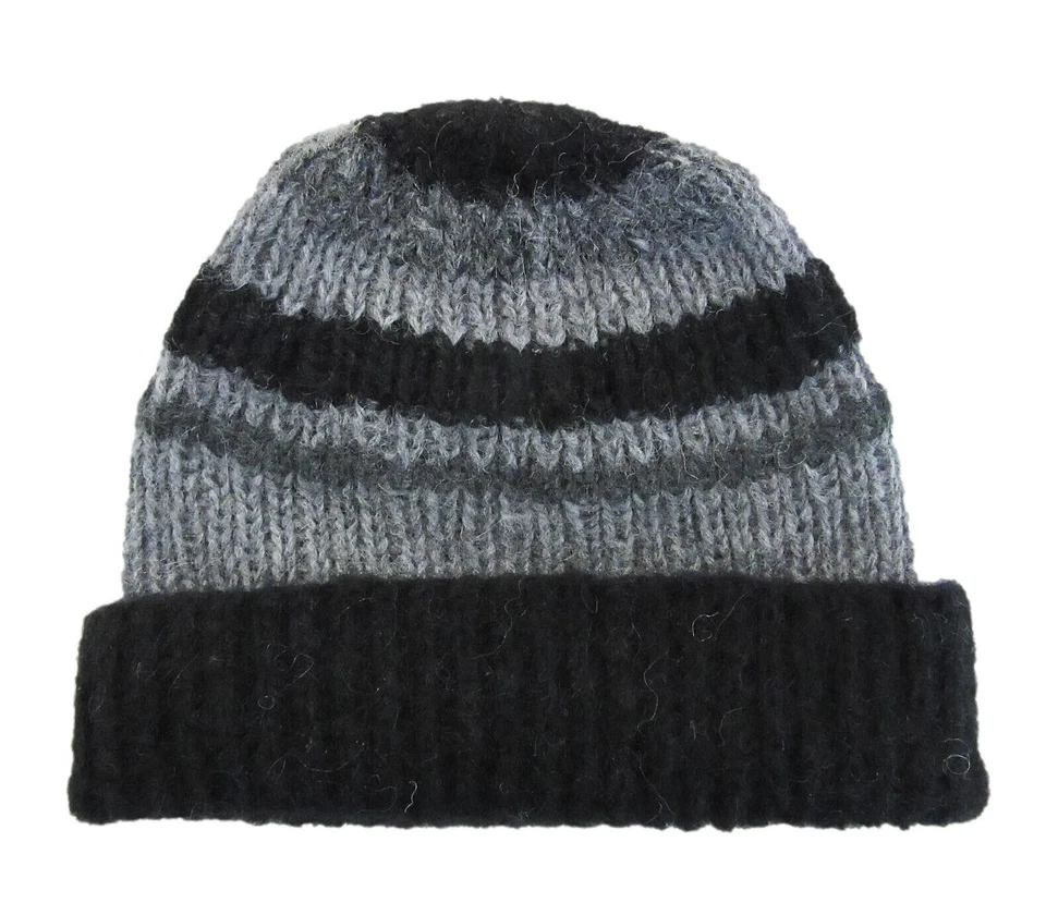 Sombrero estilo pescador lana/cachemira tejido a mano gorro calavera gorra cálido súper suave Foto 1 de 3