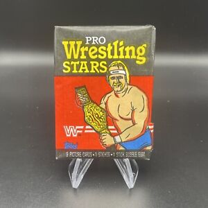 1985 TOPPS PRO WWF PRO WRESTLING STARS SEALED WAX PACK HULK HOGAN!! See Pics!! E