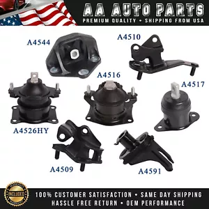 Juego de soportes de motor y transmisión de 7 piezas para 04-08 Acura TSX 2,4 L - transmisión automática - Imagen 1 de 8