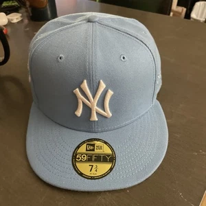 NEW ERA 59Fifty New York Yankees Stadium Serie Mundial 996 Azul Claro 7 3/4 - Imagen 1 de 12