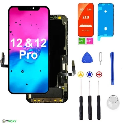 For iPhone 12 Replacement LCD Touch Screen Digitizer Assembly Premium Quality UK - Image 1 of 4