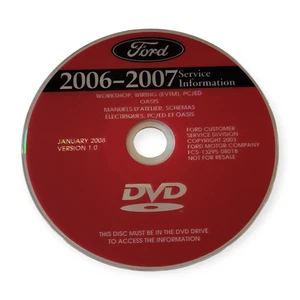2006-2007 - Ford Service Information DVD - Versión: 1.0 - ENERO 2008 - Imagen 1 de 1