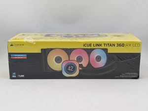 Corsair iCUE Link Titan 360 RX LCD Liquid CPU Kühler schwarz (CW-9061023-WW) - Bild 1 von 8
