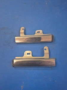 79-83 DATSUN 280ZX STAINLESS B-PILLER TRIM UPPER MOULDINGS OEM PARTS - Picture 1 of 6