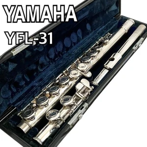YAMAHA YFL-31 YFL31 Silver Flute with Hard Case Tested - Picture 1 of 10