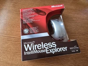 Boxed Microsoft Wireless IntelliMouse Explorer - Collectable 2002 USB PC Mouse - Picture 1 of 8