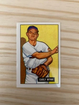 1986 Card Collectors Company '51 Bowman Reprints #78 Early Wynn - INDIANS - Image 1 of 2