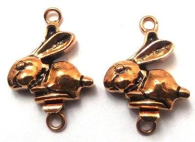 1 PC 28X20MM SOLID COPPER BALI BOX CLASP 1 STRAND ANTIQUE COPPER 770 LFU-190 - Image 1 of 3